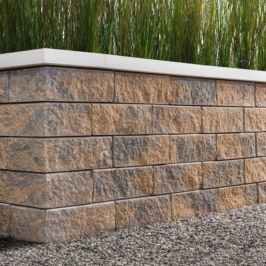 Techo-Bloc SEMMA WALL, DOUBLE-SIDED, SPLIT FACE, SANDLEWOOD Paver