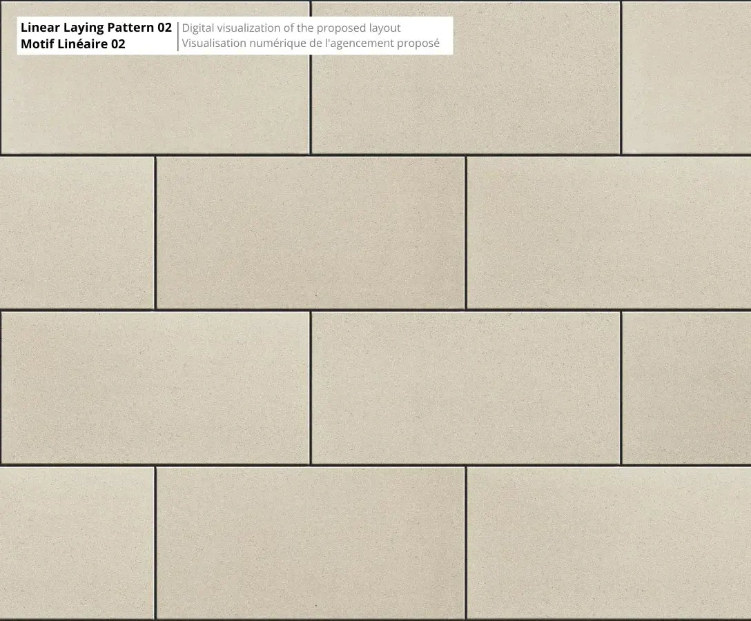 Techo-Bloc SLEEK HD², SMOOTH, BEIGE CREAM Paver