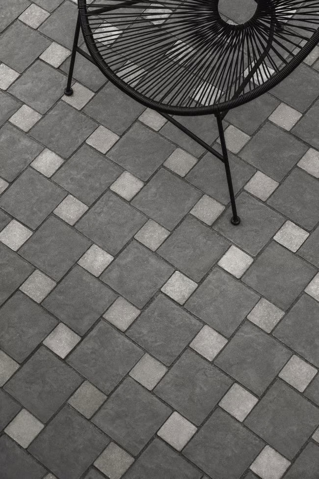 Techo-Bloc SQUADRA, [73.41 SF], SLATE, SHALE GREY Paver