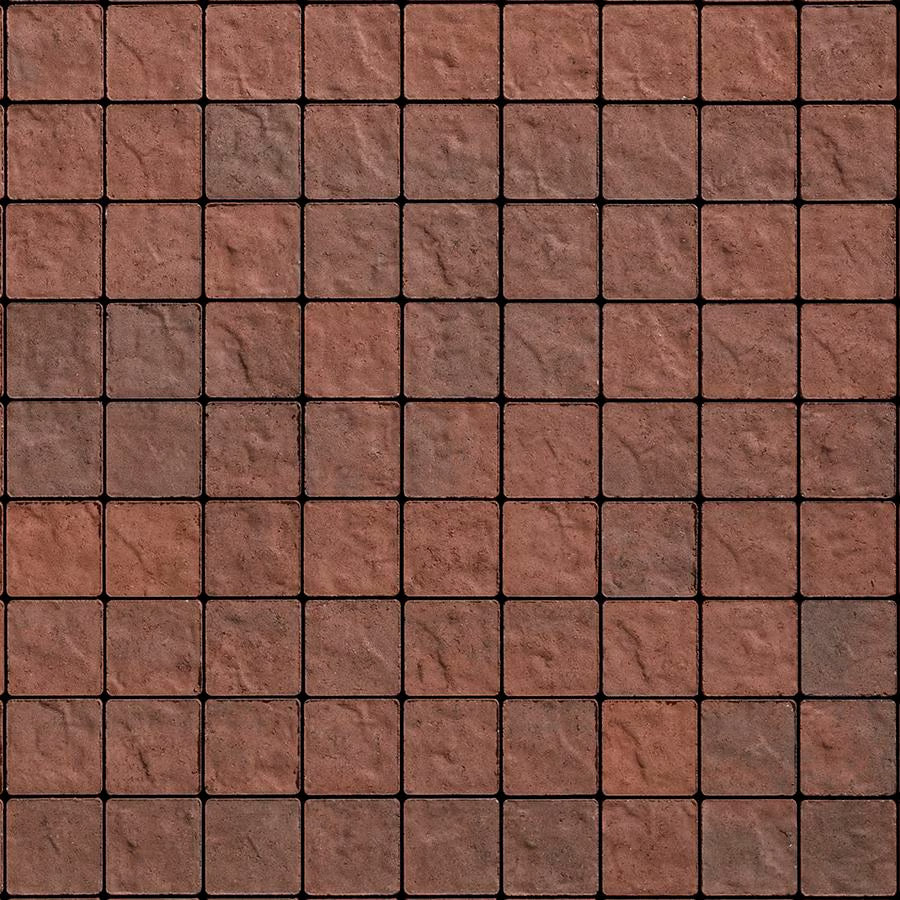Techo-Bloc SQUADRA, [73.41 SF], SLATE, MERLOT Paver
