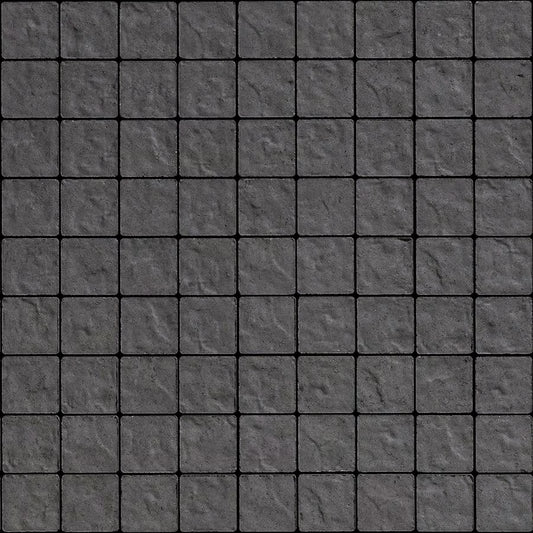 Techo-Bloc SQUADRA, [73.41 SF], SLATE, ONYX BLACK Paver