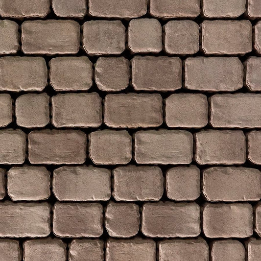 Techo-Bloc VILLAGIO, BEVELED, CHESTNUT BROWN Paver