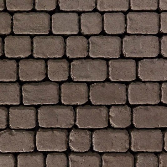 Techo-Bloc VILLAGIO, BEVELED, CHOCOLATE BROWN Paver