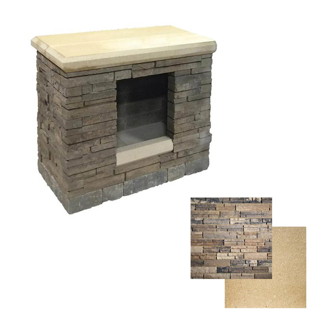 Belgard Sienna/Buff Bordeaux® Wood Box Pair Sienna/Buff