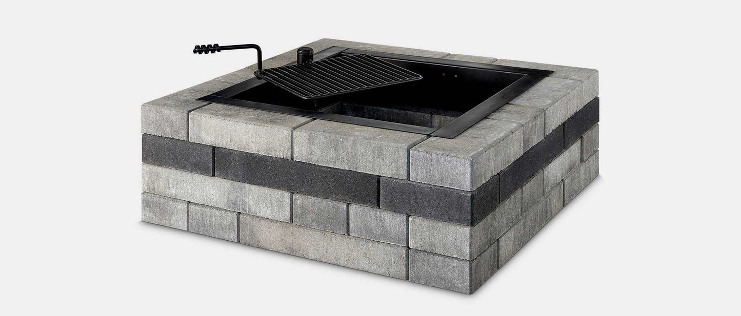 ROCHESTER CONTEMPARY FIRE PIT CASCADE GRATE