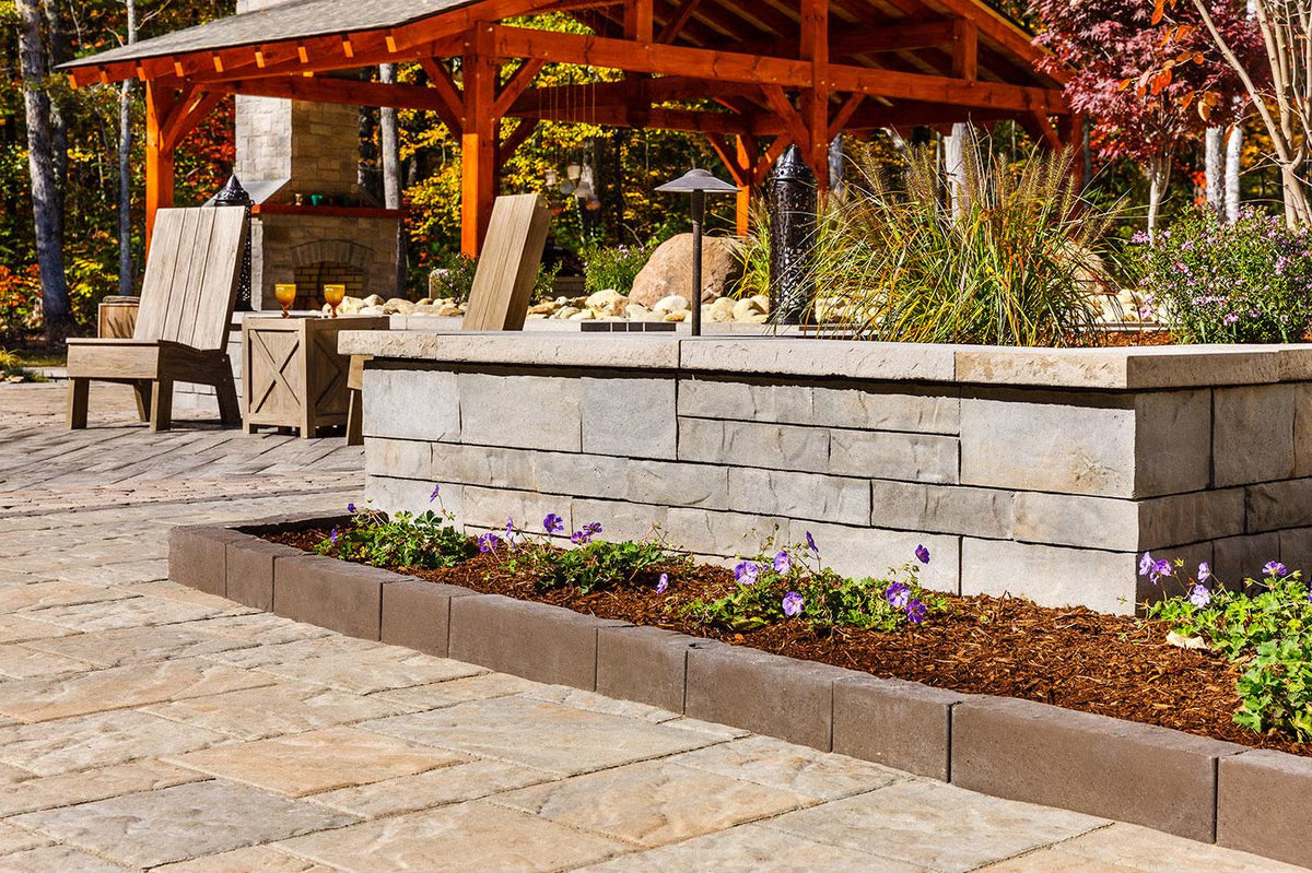 Techo-Bloc BRANDON EDGE, SLATE, CHESTNUT BROWN
