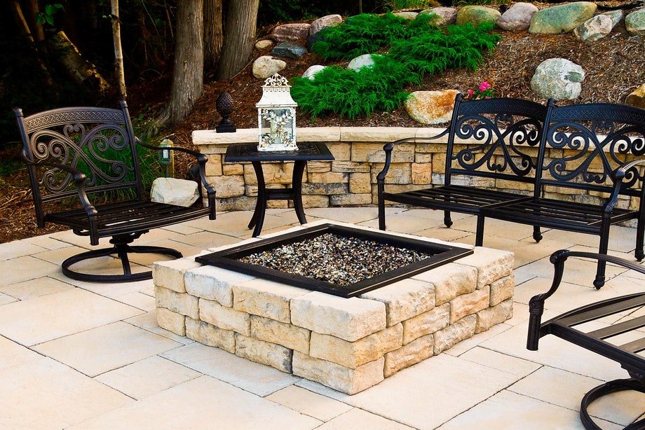 High Format Dimensional Gas Fire Pit FOND DU LAC - Plt