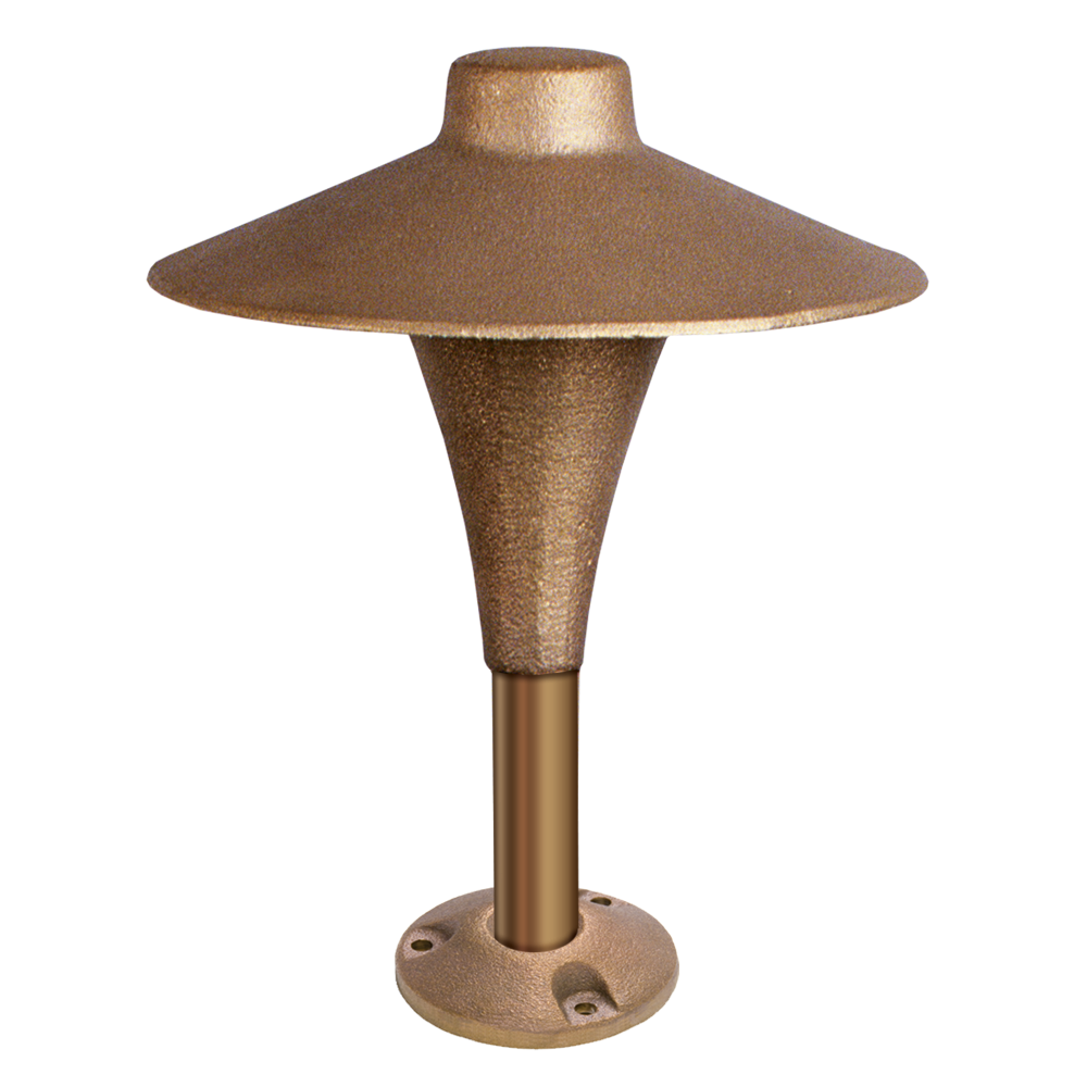 Cast CAST Small China Hat Area/Path Light with short stem