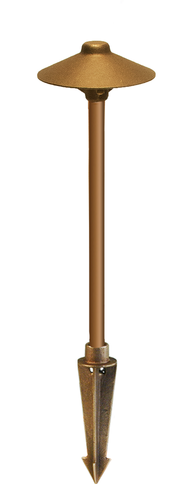 Cast CAST Craftsman Bronze China Hat Path/Area Light (2 LED, 2700ºK)