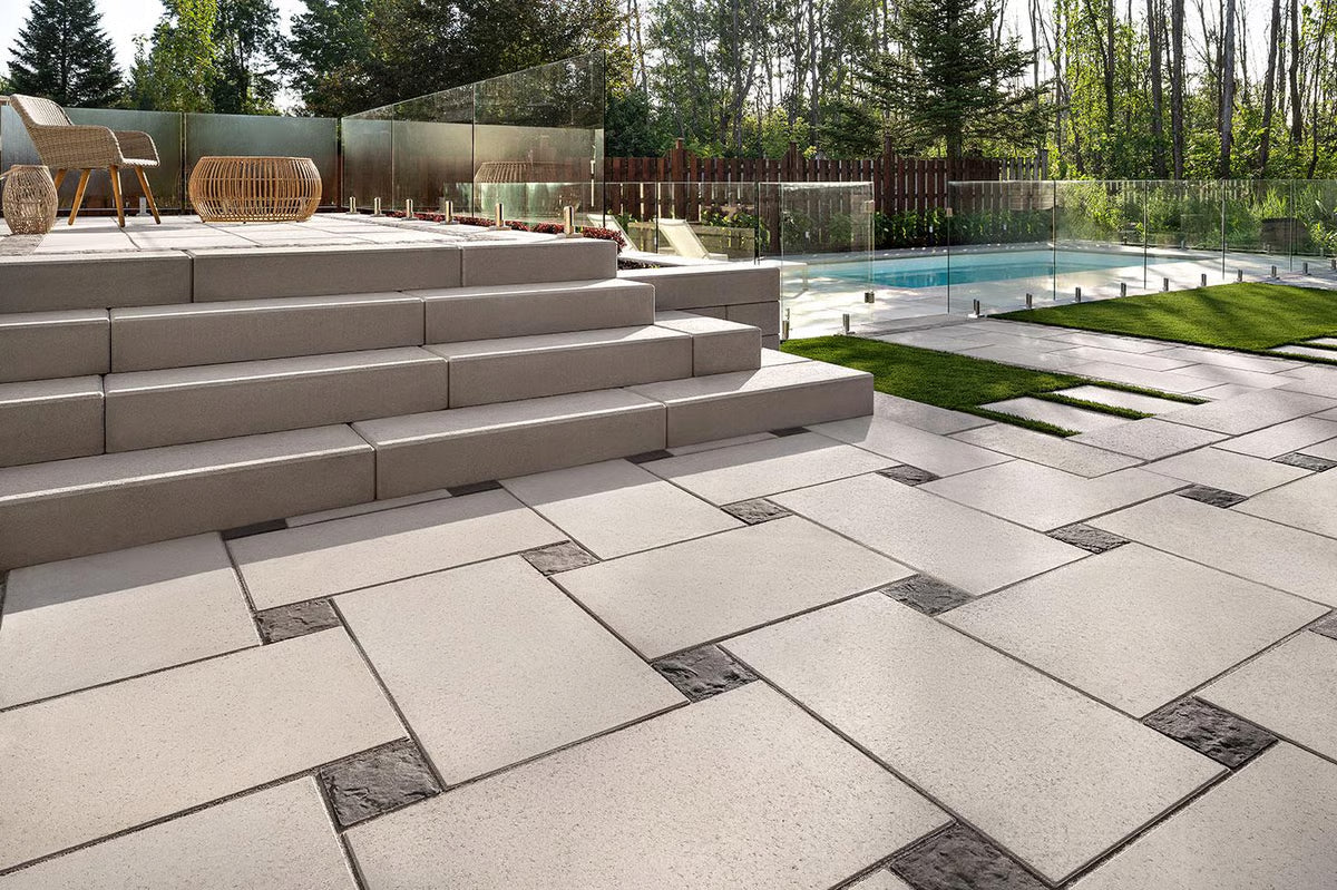 Techo-Bloc RAFFINATO STEP [9], SMOOTH, BEIGE CREAM