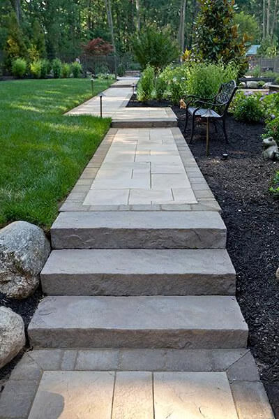 Techo-Bloc ROCKA 48" STEP, DOUBLE-SIDED, RIVIERA