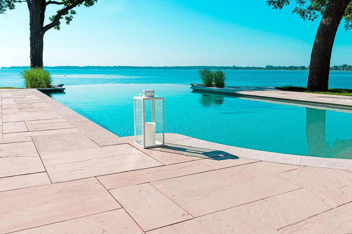 Techo-Bloc ABERDEEN, 20X20-10, KLEANBLOC, ROCK GARDEN BROWN