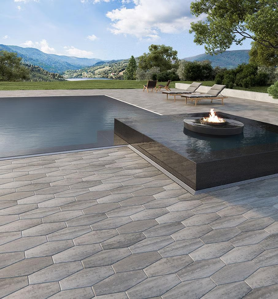 Techo-Bloc HEXA 60 HD², SMOOTH, ONYX BLACK