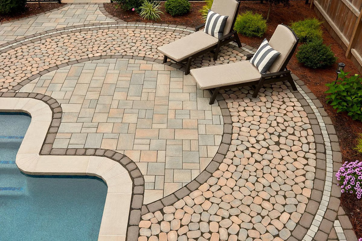 Techo-Bloc ANTIKA, SMOOTH, CHESTNUT BROWN Paver