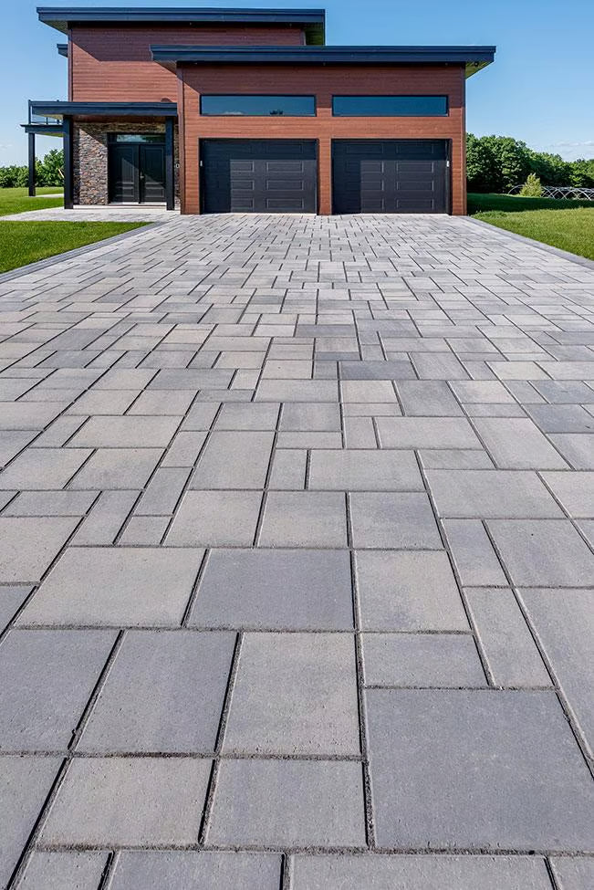Techo-Bloc BLU 80 MM, SMOOTH, SHALE GREY