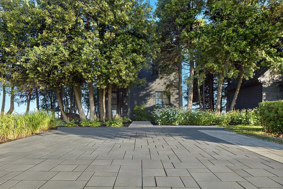 Techo-Bloc BLU 80 MM, SMOOTH, ONYX BLACK