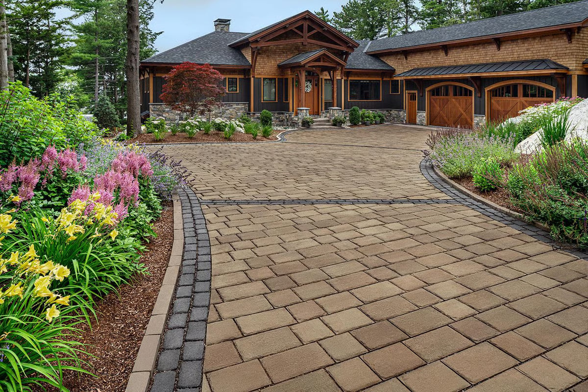 Techo-Bloc PURE PERMEABLE, BEVELED, CHESTNUT BROWN Paver