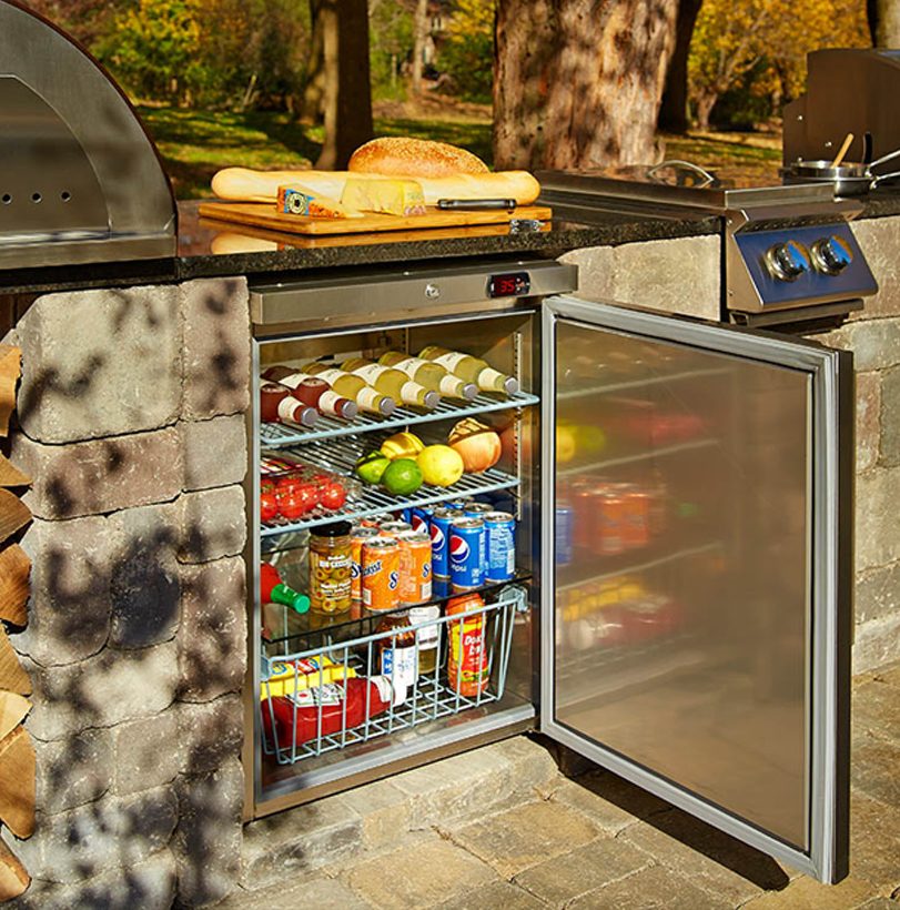 ROCHESTER KITCHEN REFRIGERATOR CASCADE/BLACK PEARLE