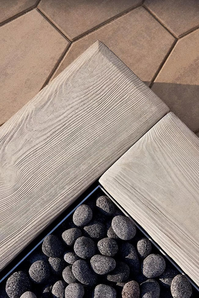 Techo-Bloc BOREALIS WALL/CURB, DOUBLE SIDED, HAZELNUT BRANDY