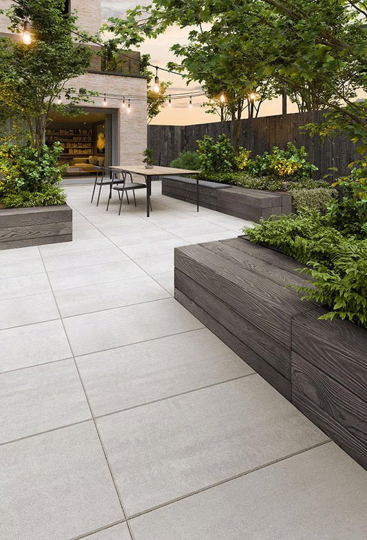 Techo-Bloc BOREALIS WALL/CURB, DOUBLE SIDED, SMOKED PINE