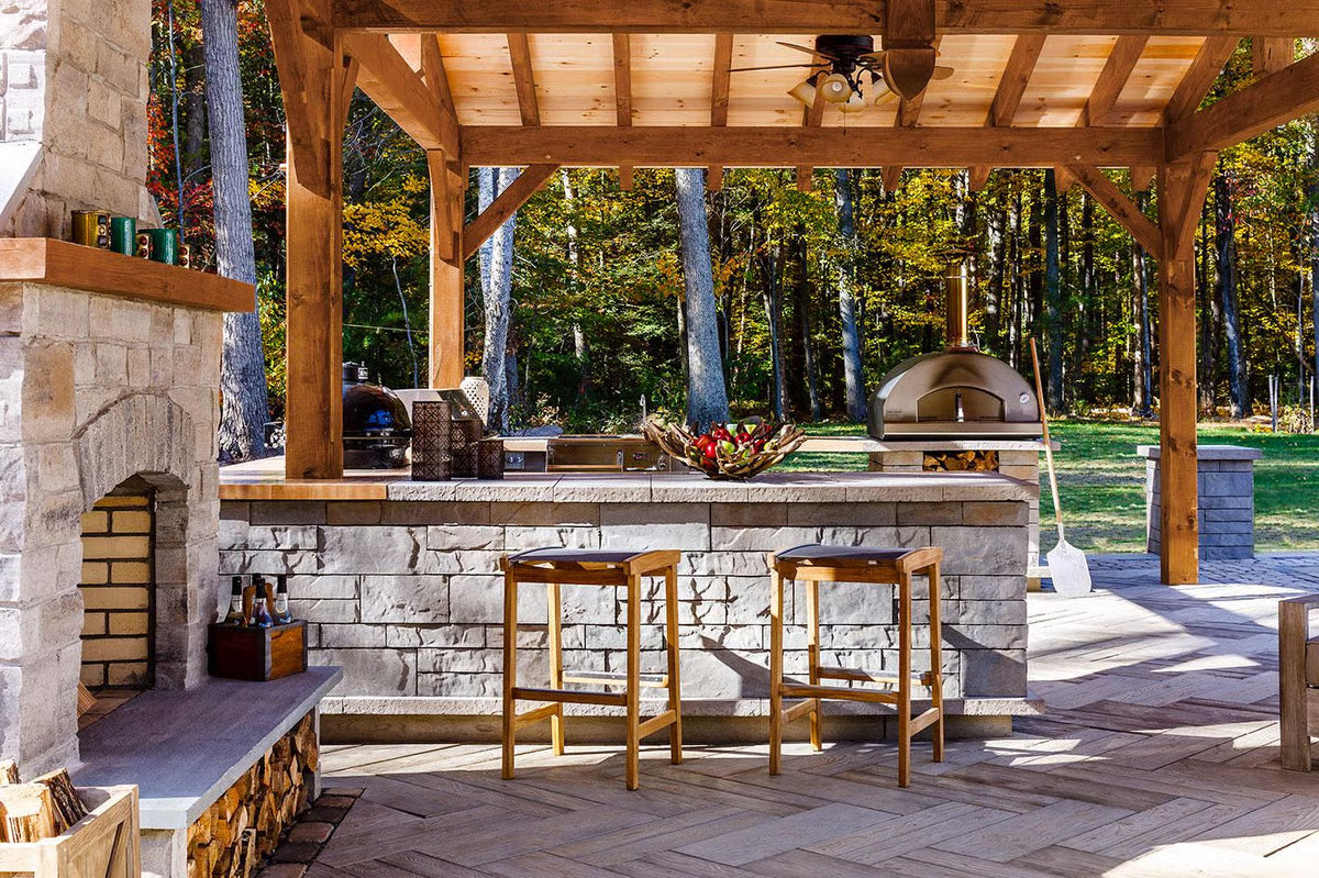 Techo-Bloc BRANDON 180 MM CORNER/PILLAR, SLATE, CHAMPLAIN GREY