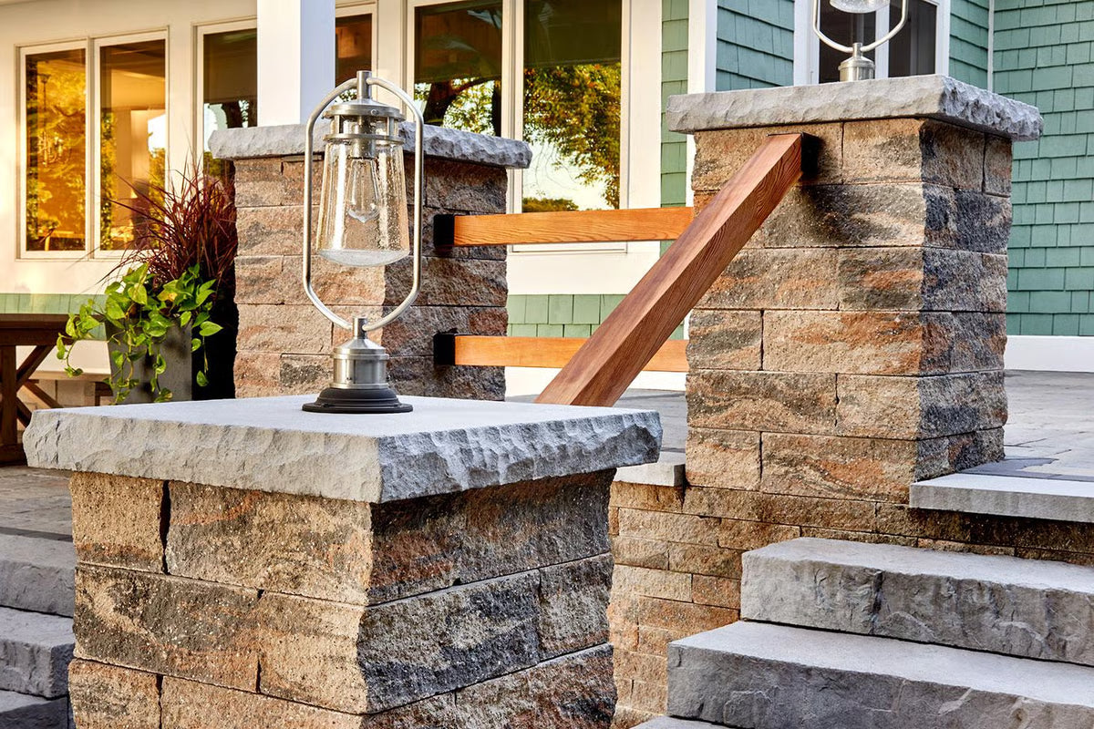 Techo-Bloc MINI-CRETA PILLAR, 24X6, ARCHITECTURAL, SANDLEWOOD
