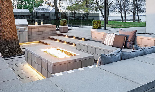Techo-Bloc RAFFINATO 90 WALL, SMOOTH, SHALE GREY