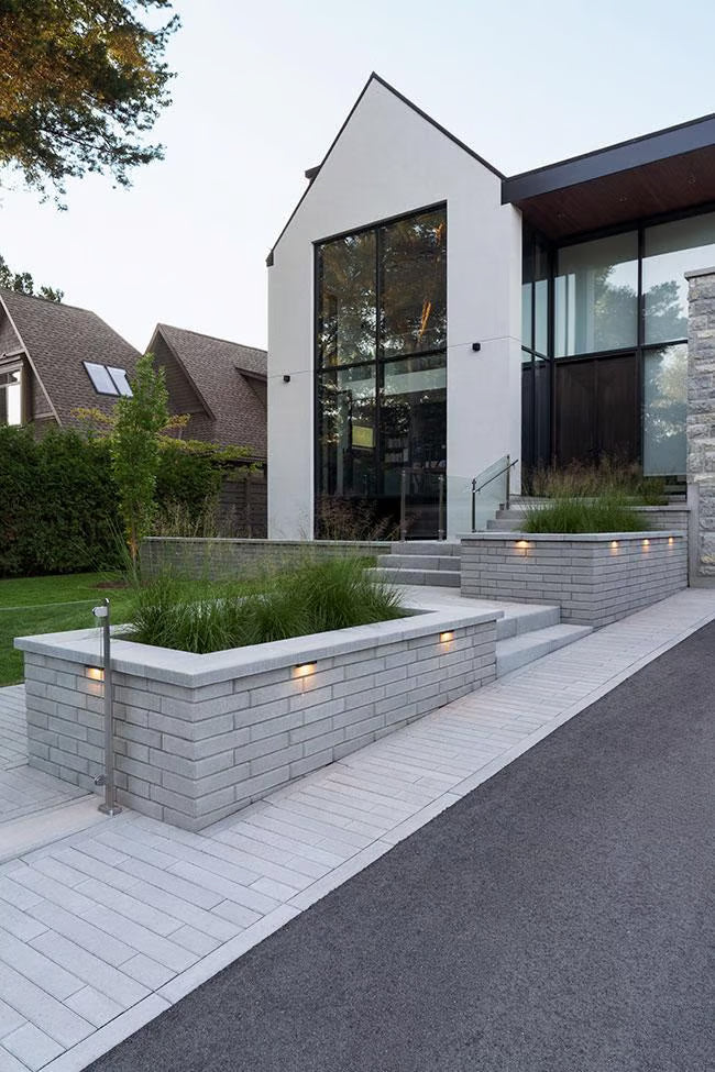 Techo-Bloc RAFFINATO 90 PILR/CRNR/EDGE, SMOOTH, SHALE GREY