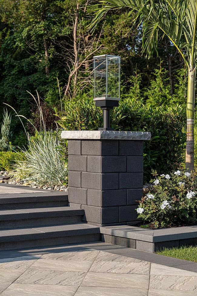 Techo-Bloc RAFFINATO 180 PILR/CRNR/EDGE, POLISHED, ONYX BLACK *