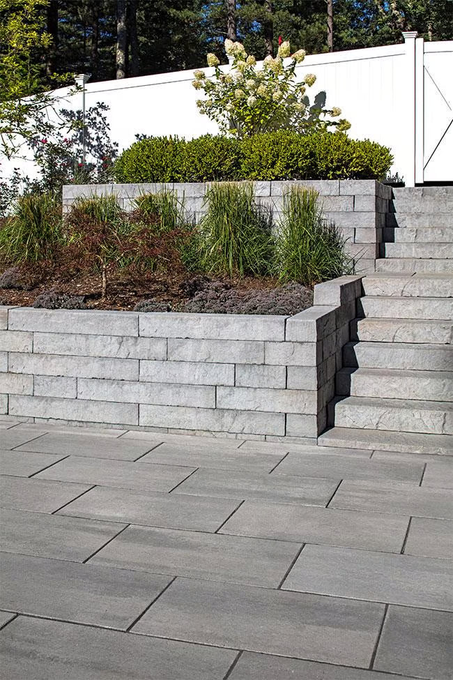 Techo-Bloc ROCKA WALL/CURB, RIVIERA Paver