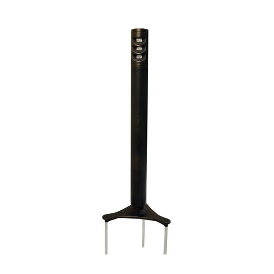 Source Source BOLLARD Path Light 3W 12-24V AC/DC 18" H x 1.77" OD. Brass with Rubbed Bronze Finish. Provided with Large Bronze Talon Set-N-Stake Mount. Recommended Spacing 20Foot Triangulated Along path.