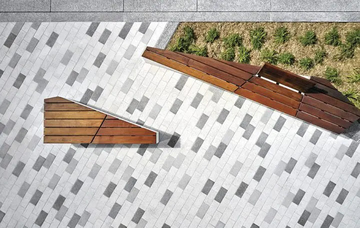 Techo-Bloc INDUSTRIA 600X300X100 HD², GRANITEX, SALT AND PEPPER * Paver