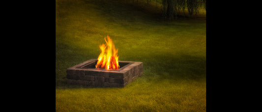 ROCHESTER VICTORIAN SQUARE FIRE PIT BEECHWOOD NO GRATE